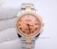 High Quality Copy Rolex Oyster Datejust Ladies Watch 2-Tone Rose Gold Pink Roman (6)_th.jpg